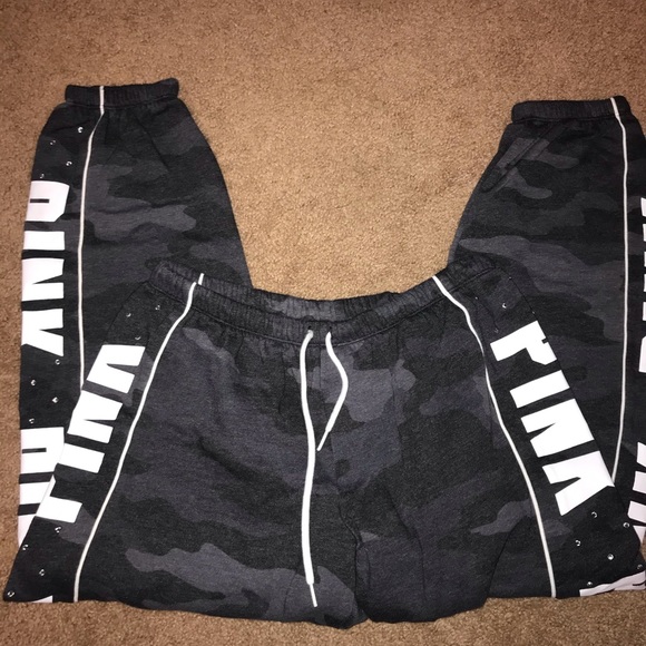 PINK Victoria's Secret Pants - Victoria’s Secret Rhinestone Bling Joggers